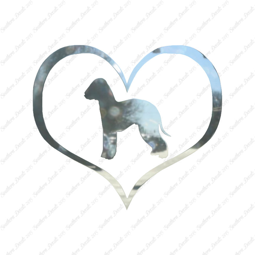 Bedlington Terrier Dog Heart Love