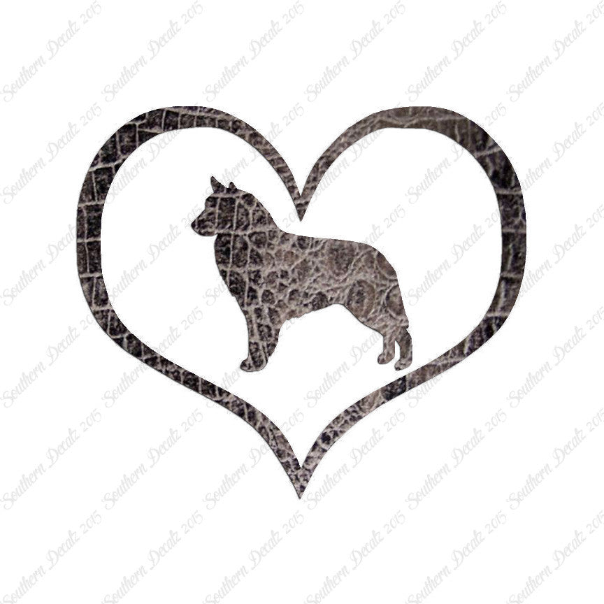 Belgian Sheepdog Dog Heart Love