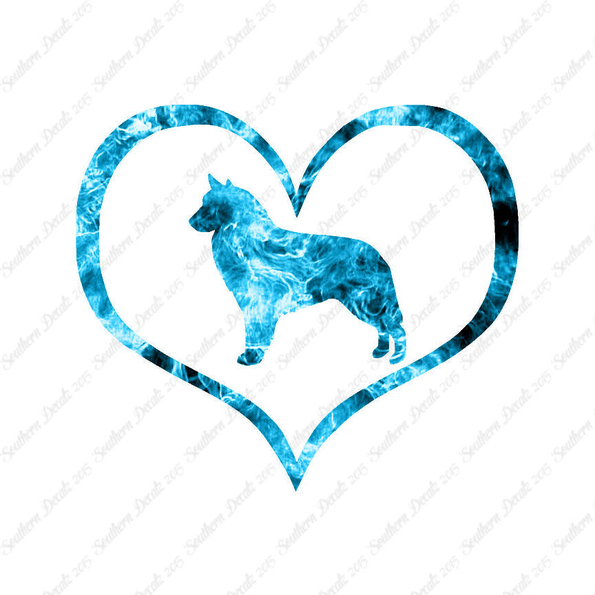 Belgian Sheepdog Dog Heart Love