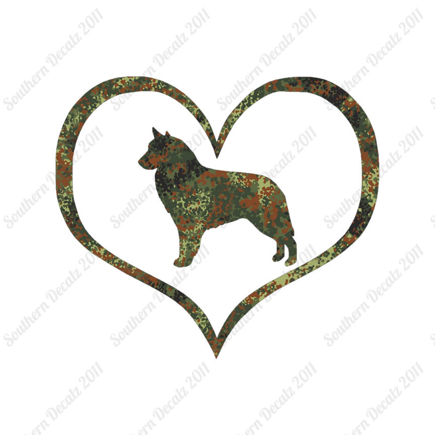 Belgian Sheepdog Dog Heart Love