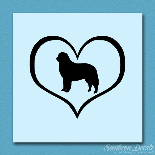 Bernese Mountain Dog Heart Love