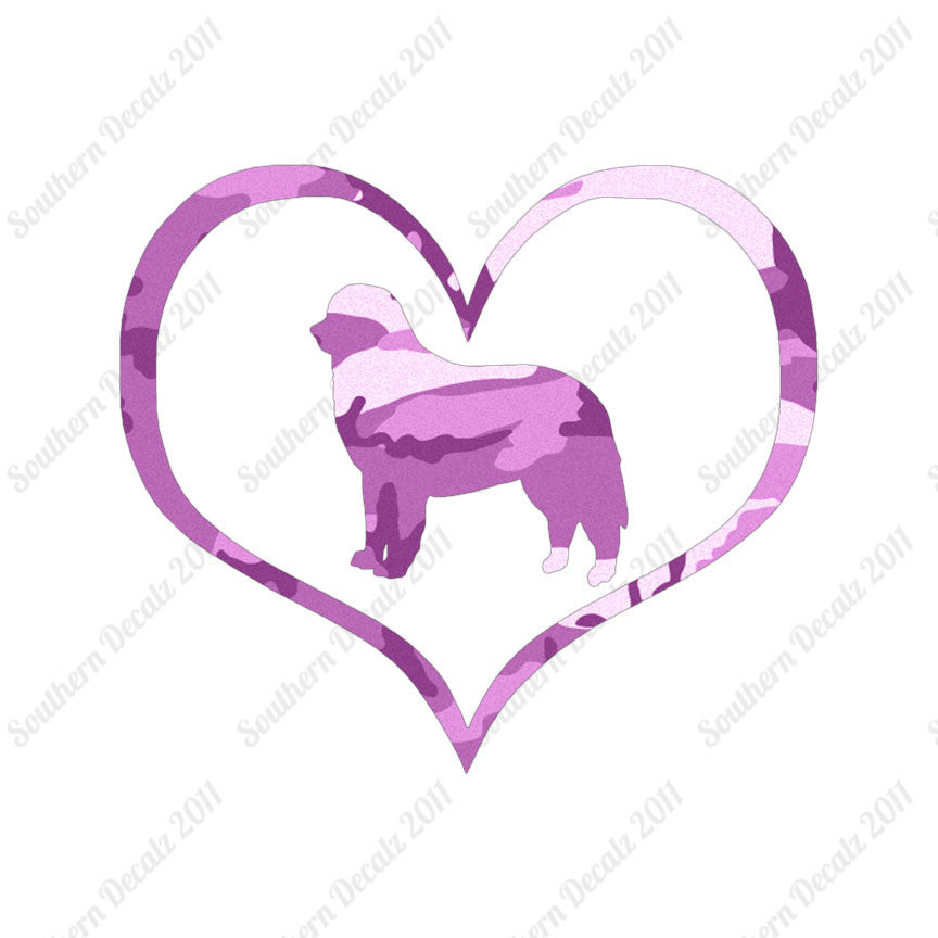 Bernese Mountain Dog Heart Love