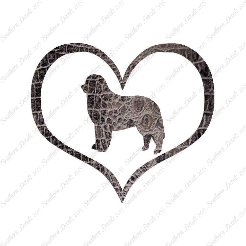 Bernese Mountain Dog Heart Love