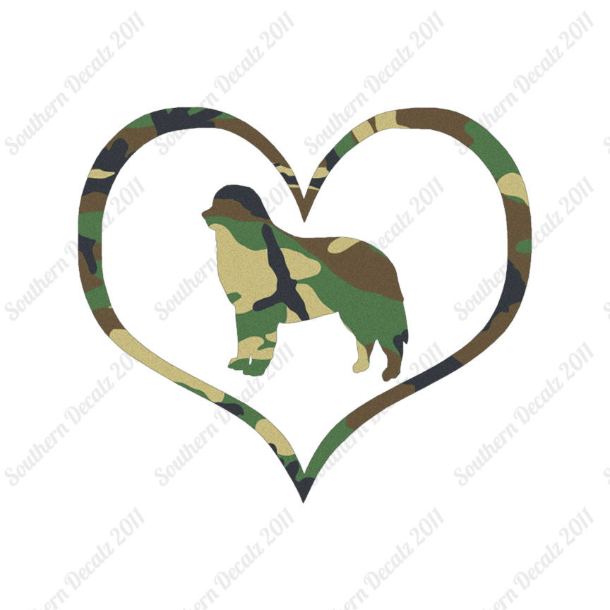 Bernese Mountain Dog Heart Love