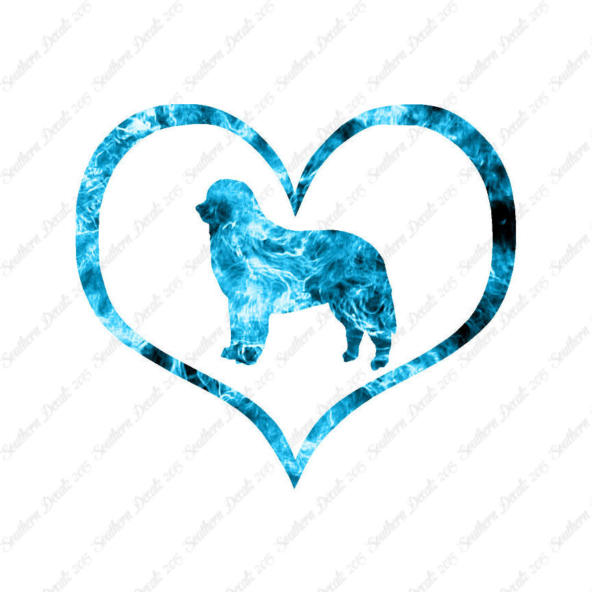 Bernese Mountain Dog Heart Love