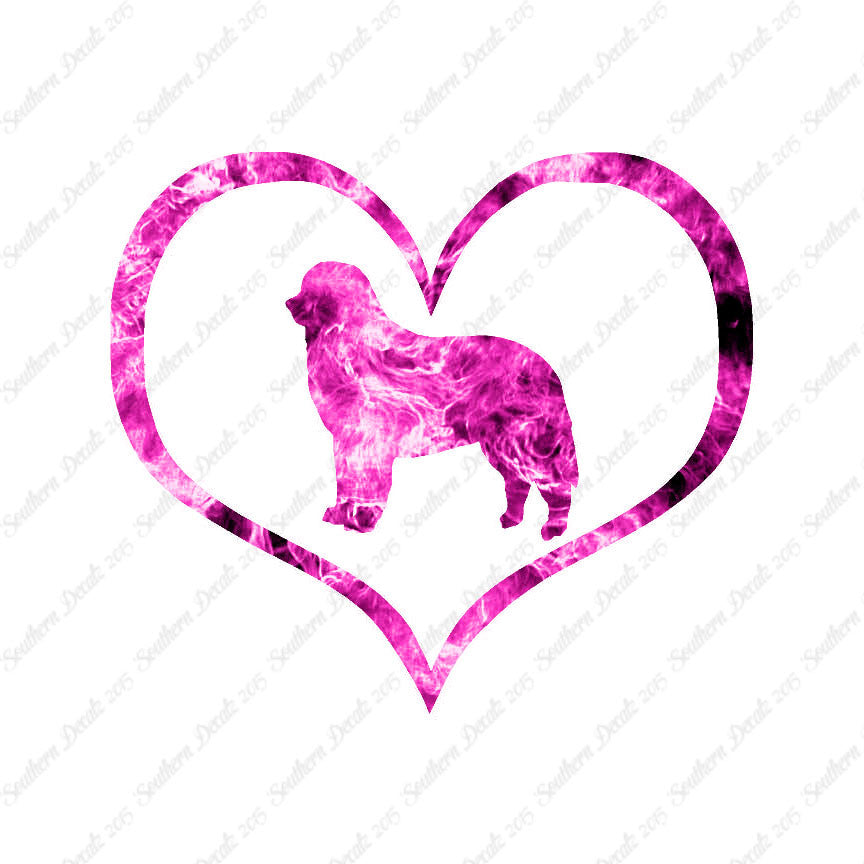Bernese Mountain Dog Heart Love