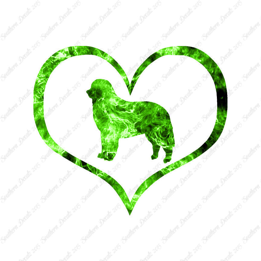 Bernese Mountain Dog Heart Love