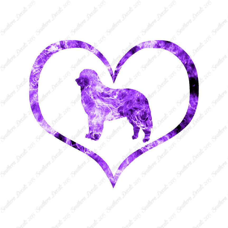 Bernese Mountain Dog Heart Love