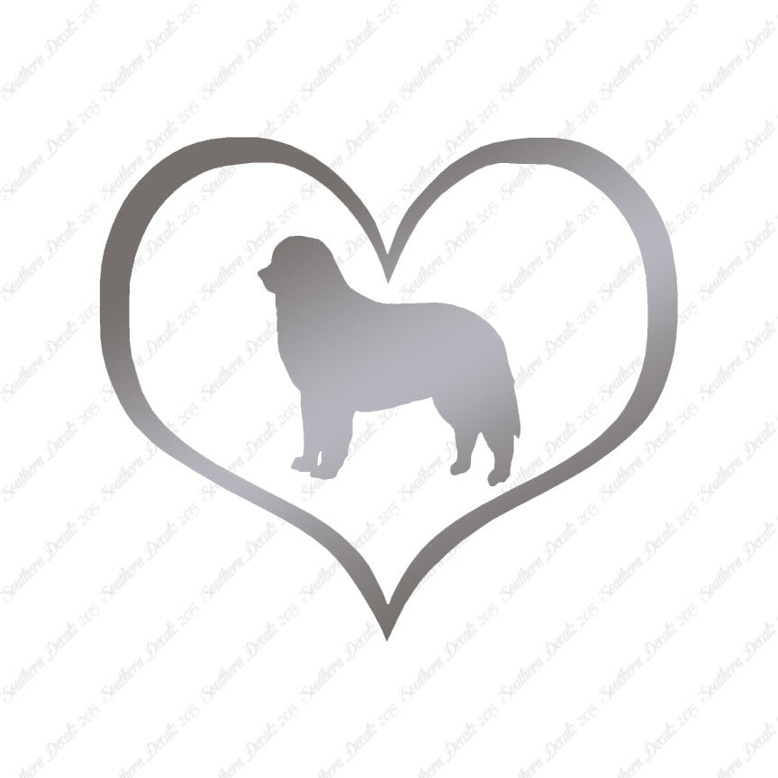 Bernese Mountain Dog Heart Love