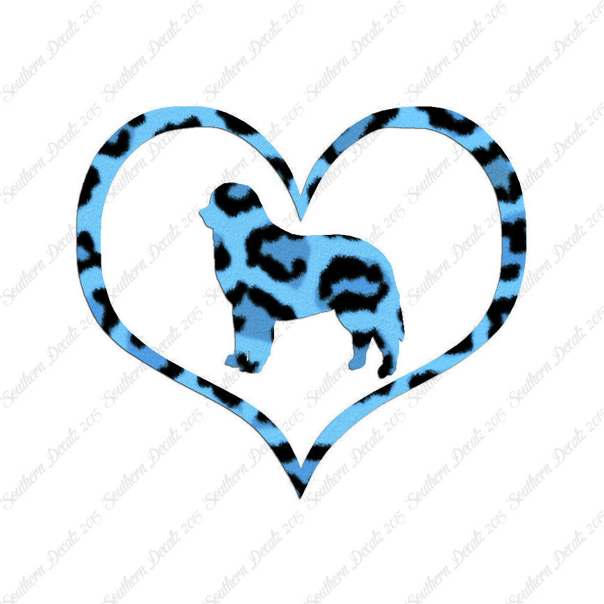 Bernese Mountain Dog Heart Love