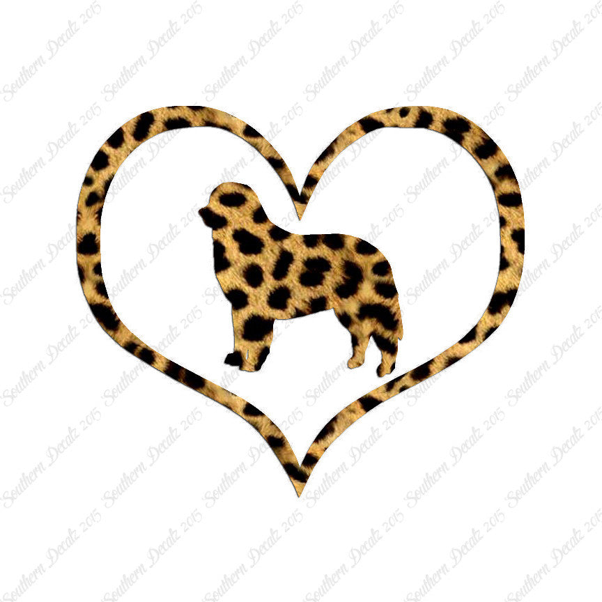 Bernese Mountain Dog Heart Love