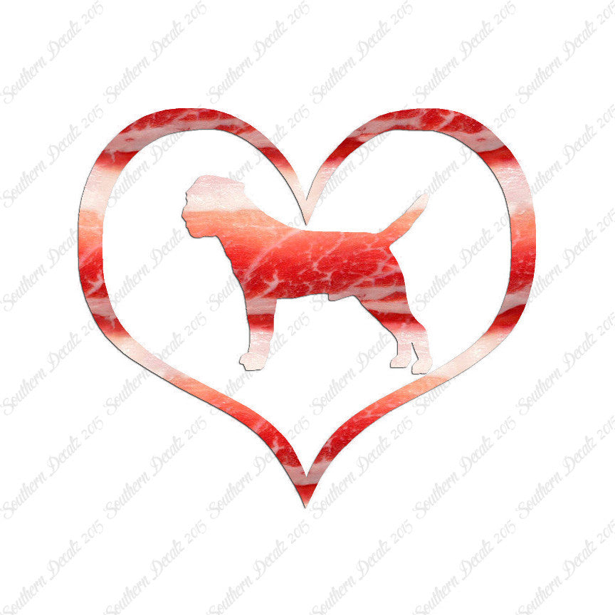 Border Terrier Dog Heart Love
