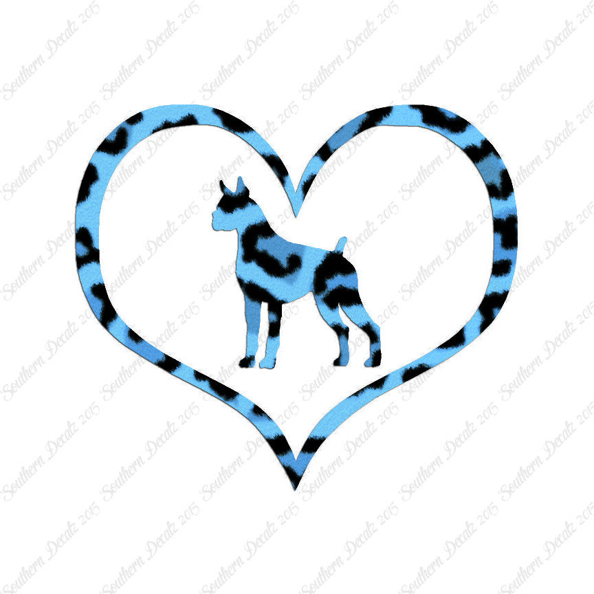 Boxer Dog Heart Love
