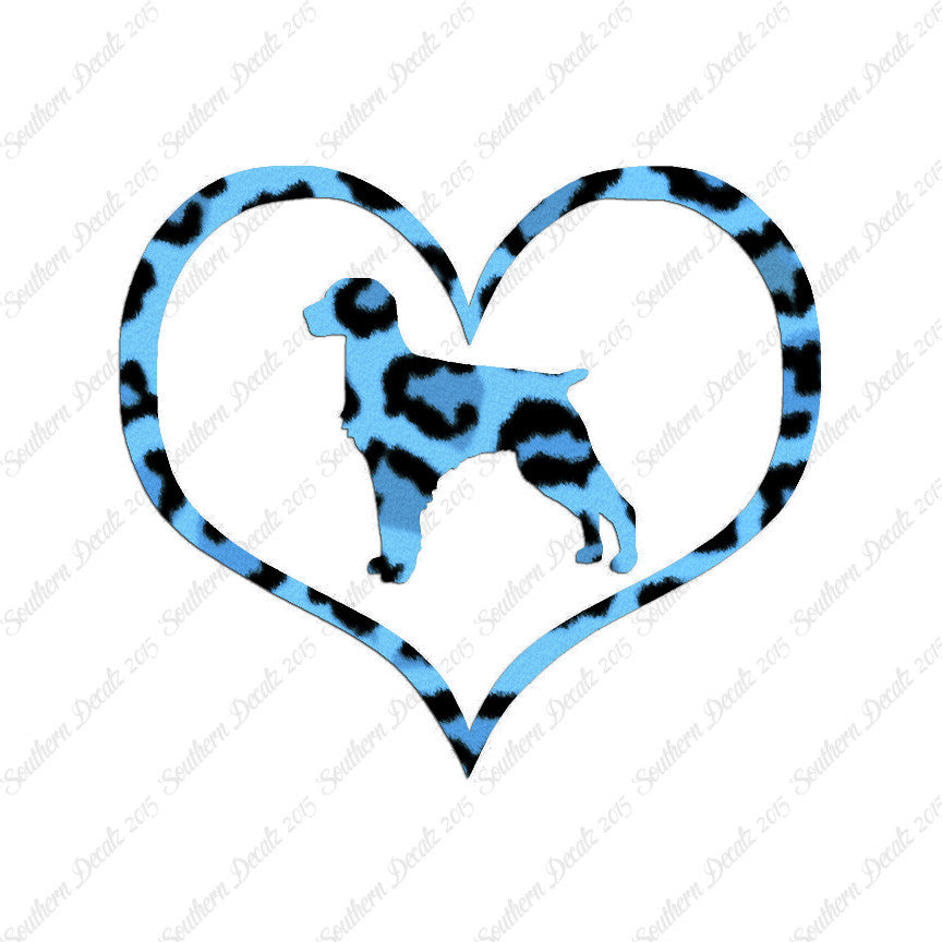 Brittany Dog Heart Love