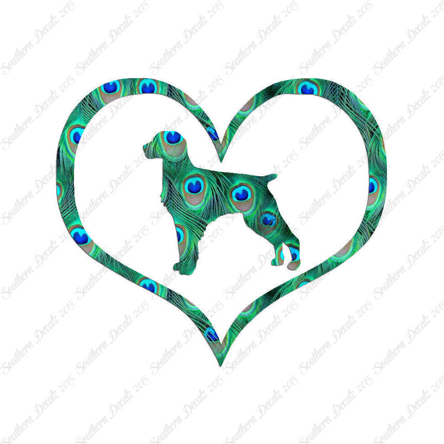 Brittany Dog Heart Love