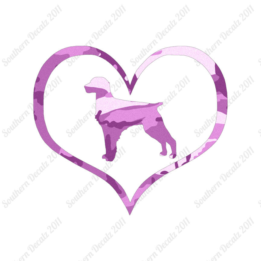 Brittany Dog Heart Love