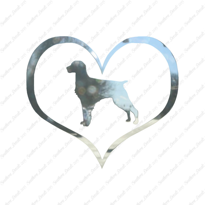 Brittany Dog Heart Love