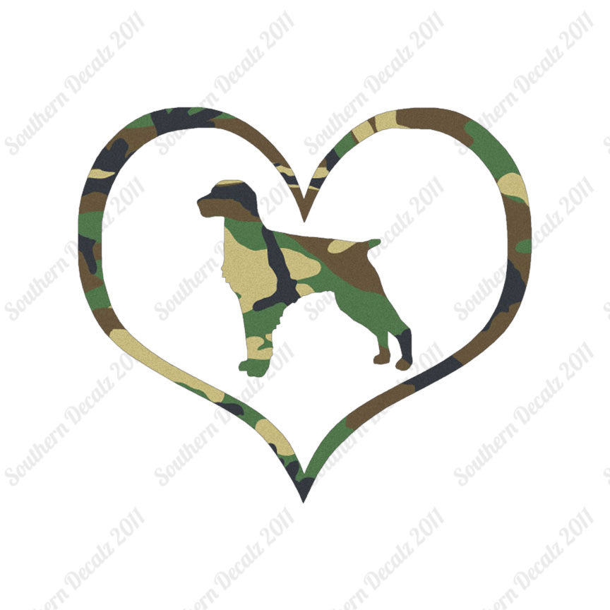 Brittany Dog Heart Love