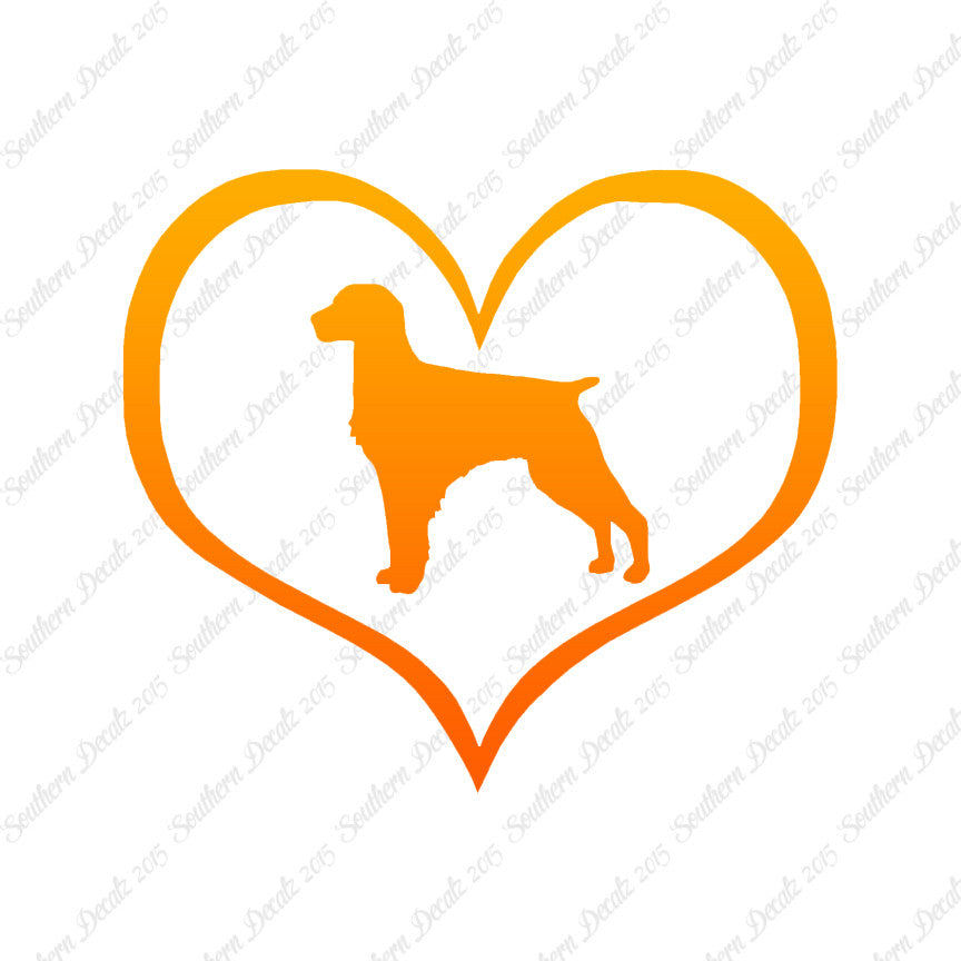 Brittany Dog Heart Love