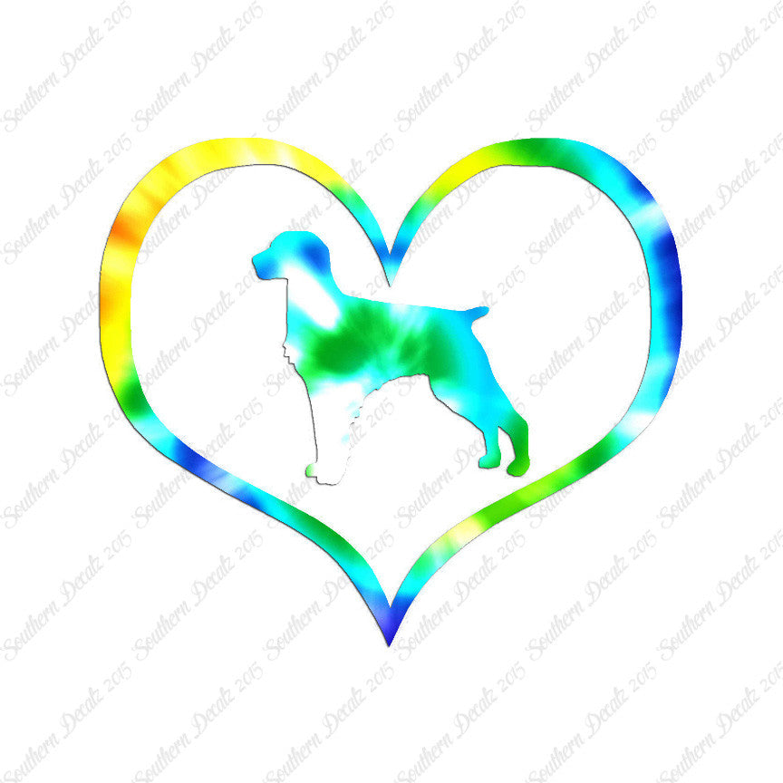 Brittany Dog Heart Love