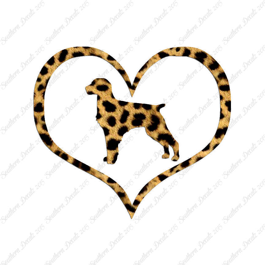 Brittany Dog Heart Love