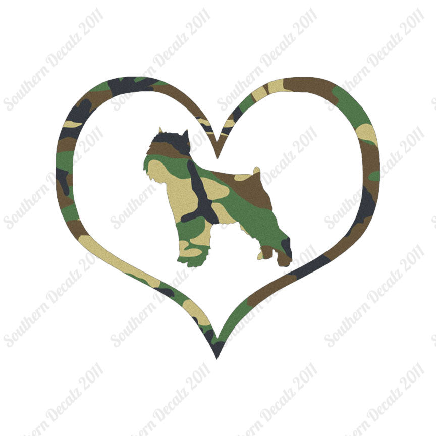Brussels Griffon Dog Heart Love
