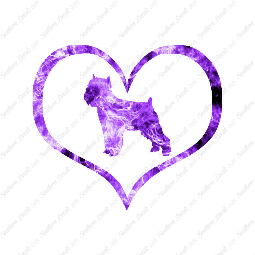 Brussels Griffon Dog Heart Love