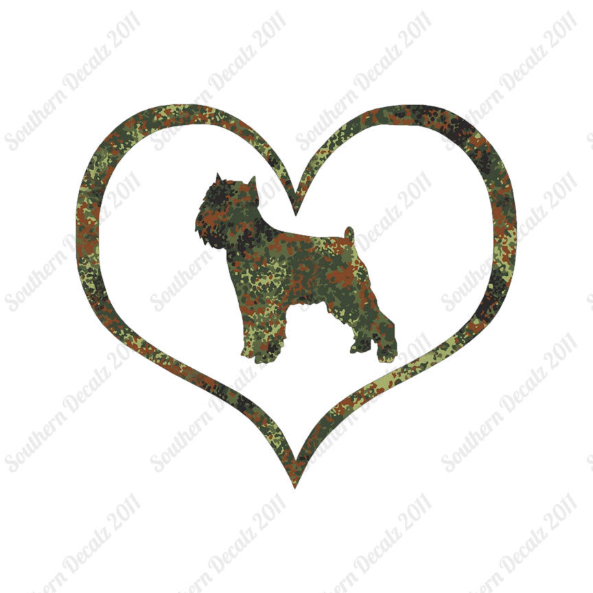 Brussels Griffon Dog Heart Love