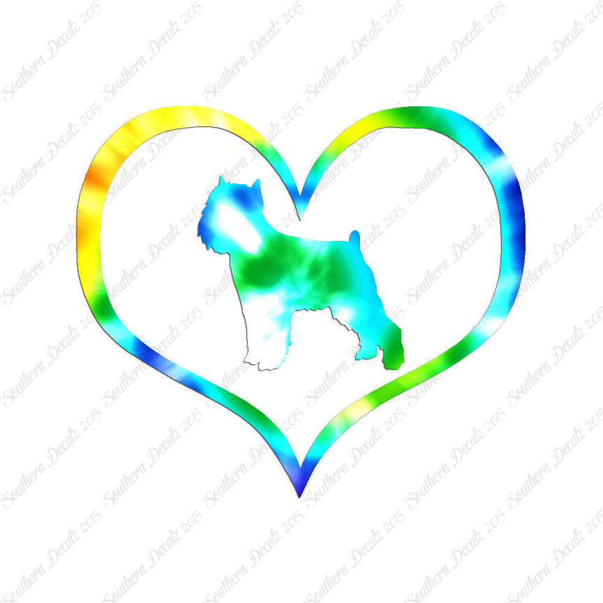 Brussels Griffon Dog Heart Love