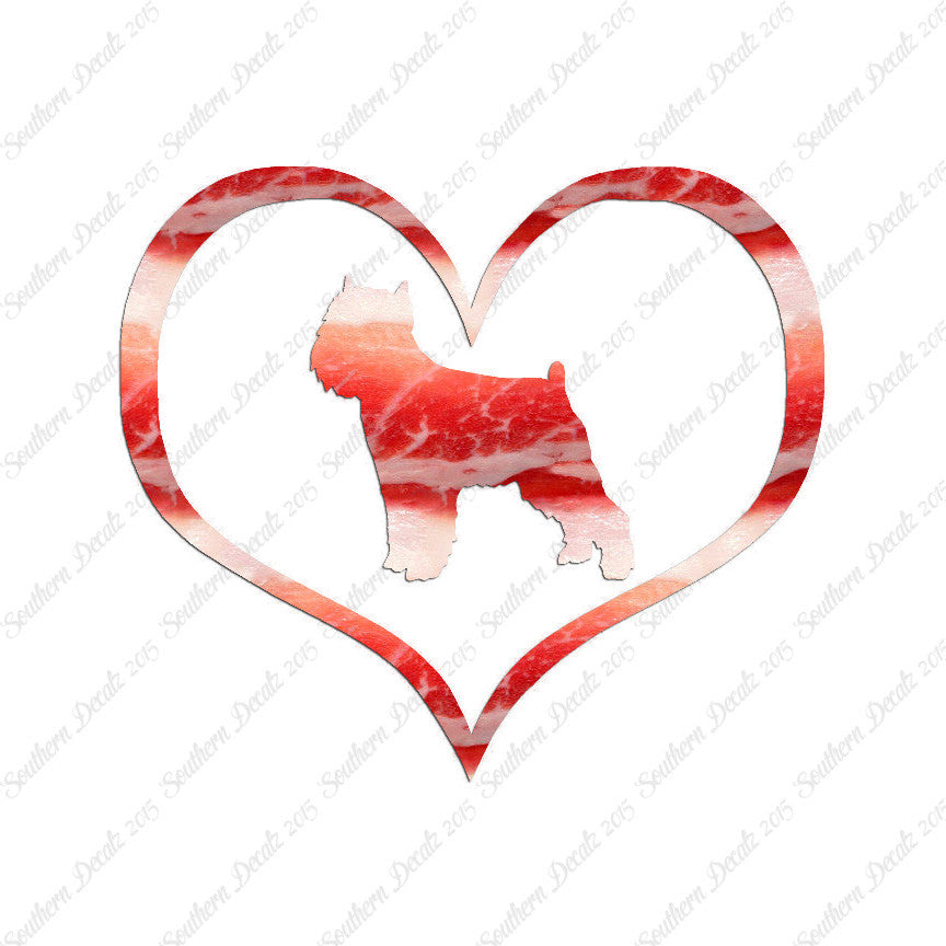 Brussels Griffon Dog Heart Love