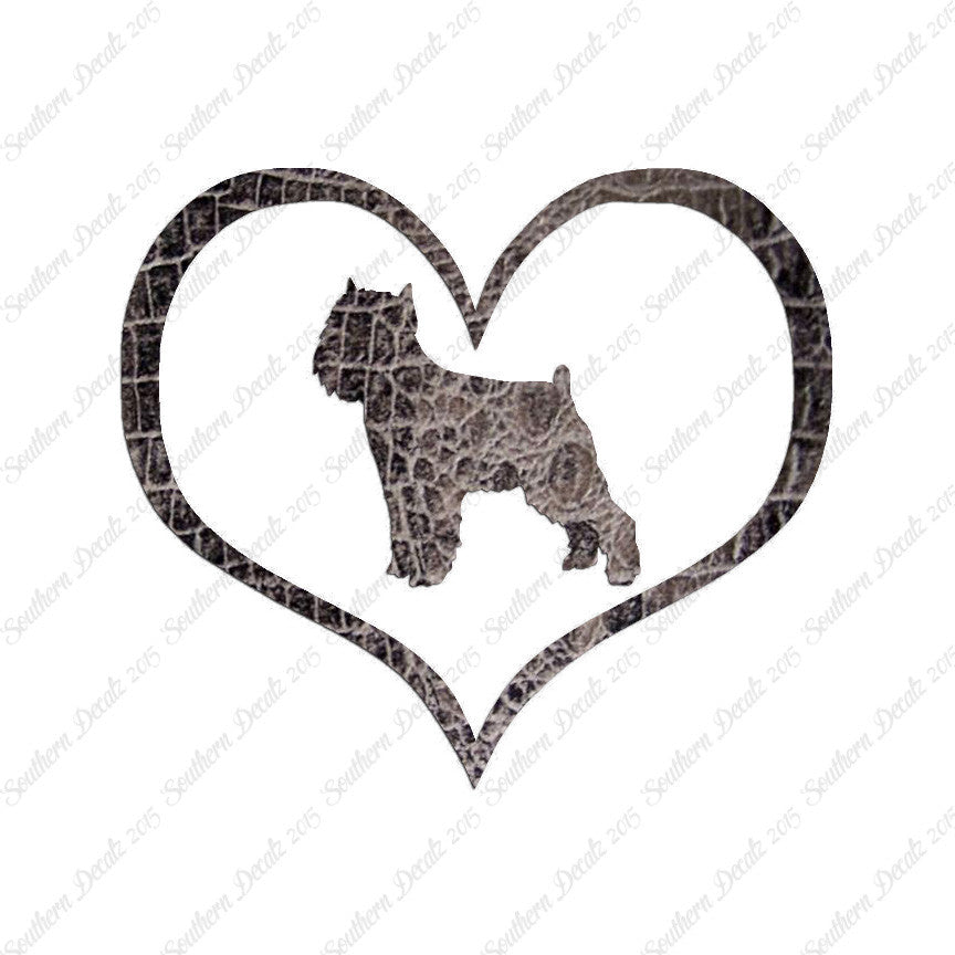Brussels Griffon Dog Heart Love