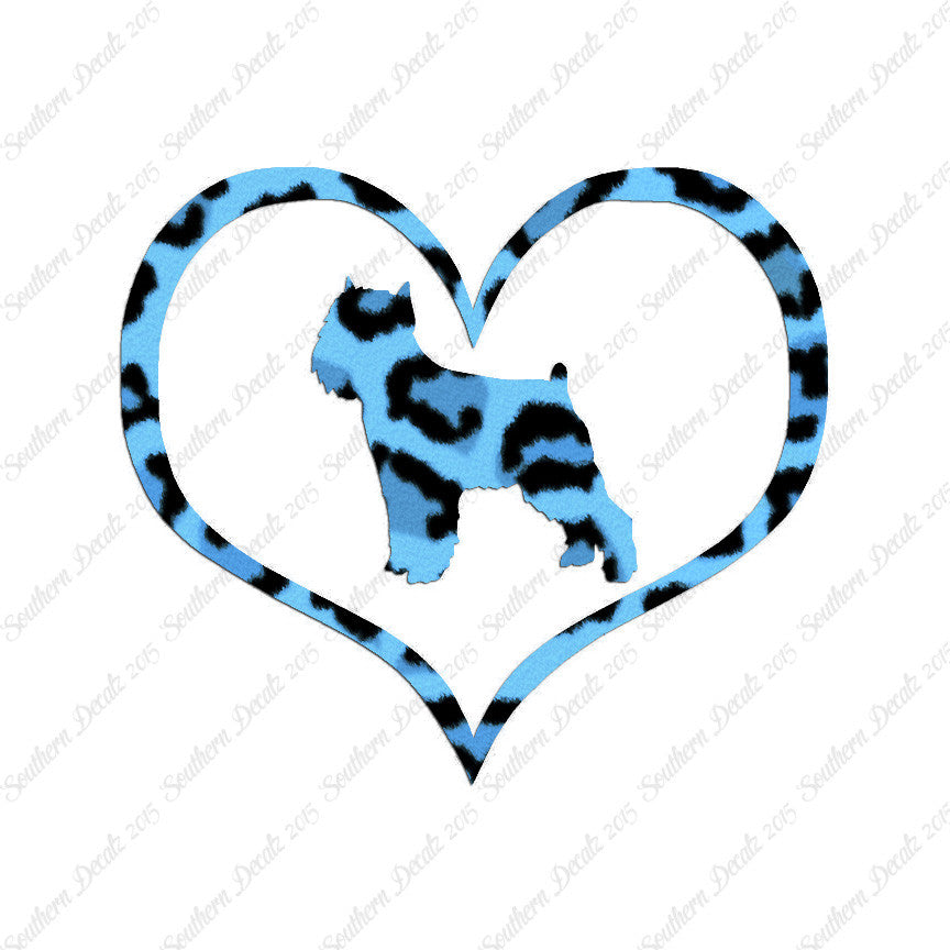 Brussels Griffon Dog Heart Love