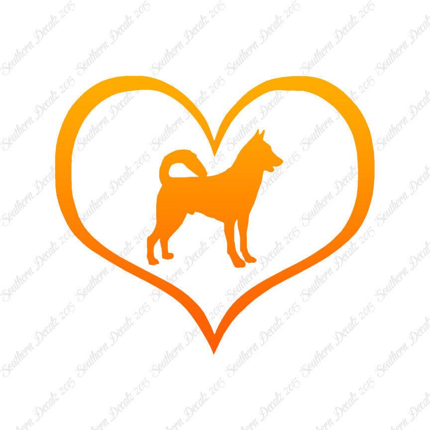 Canaan Dog Heart Love