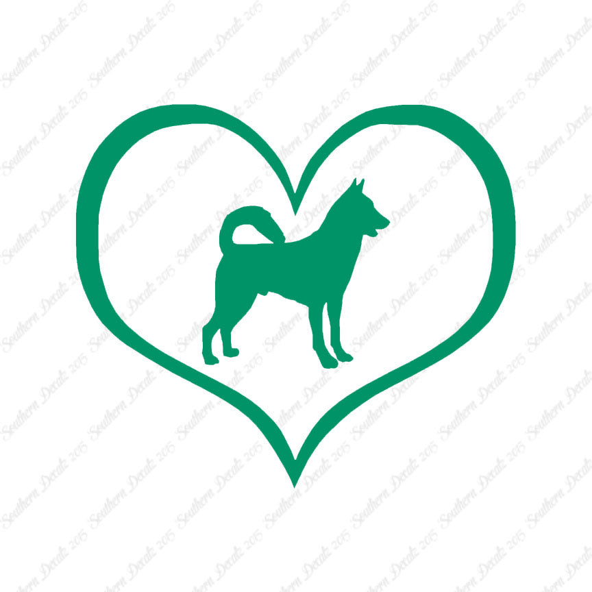 Canaan Dog Heart Love