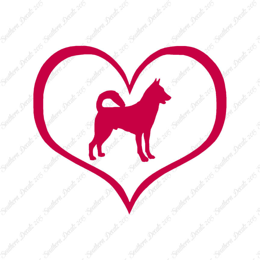 Canaan Dog Heart Love
