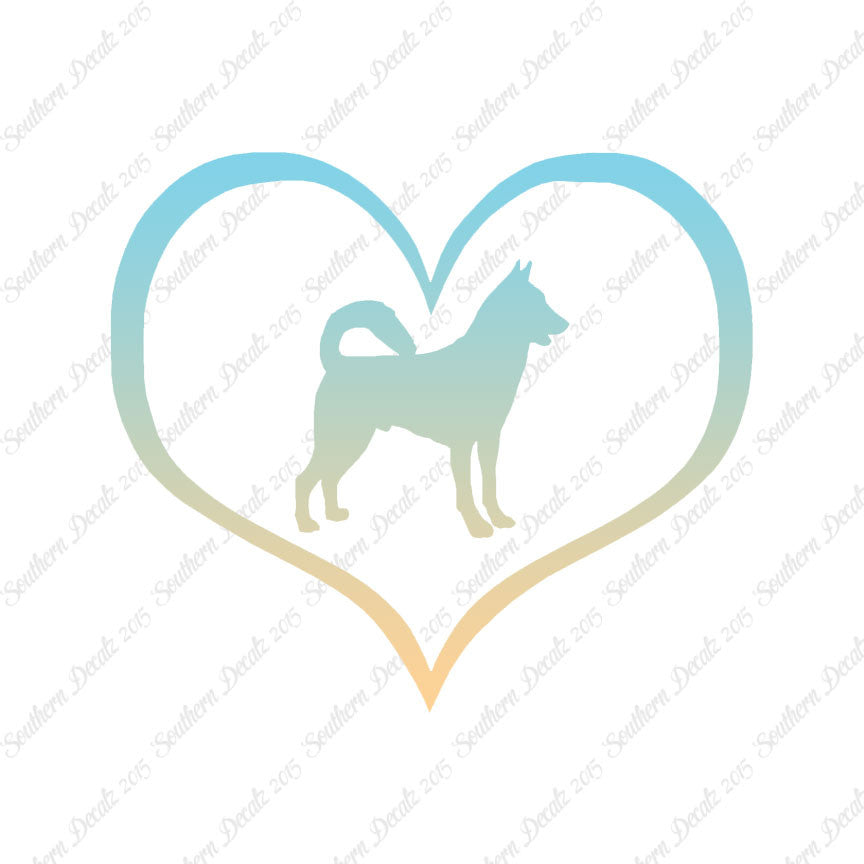 Canaan Dog Heart Love