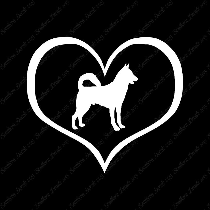 Canaan Dog Heart Love
