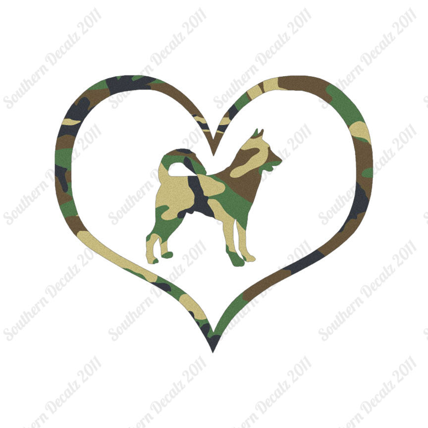 Canaan Dog Heart Love