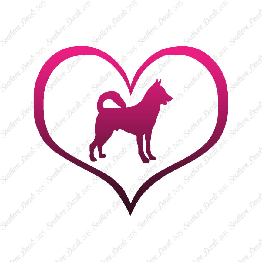 Canaan Dog Heart Love