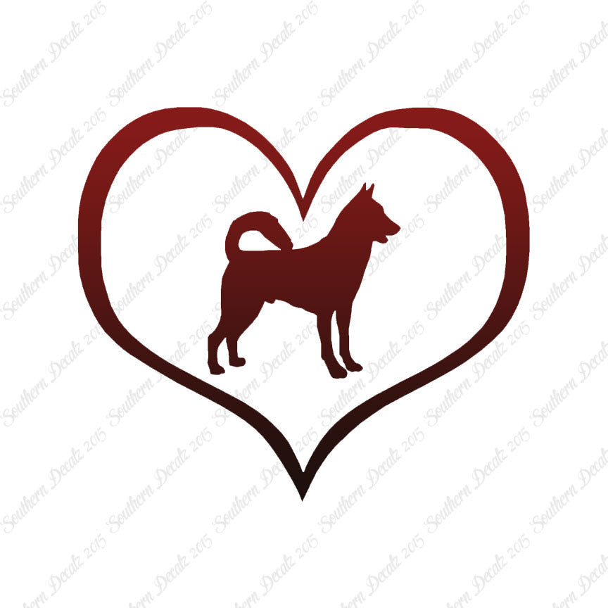 Canaan Dog Heart Love