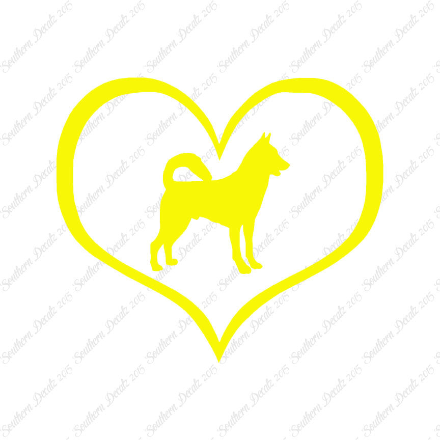 Canaan Dog Heart Love