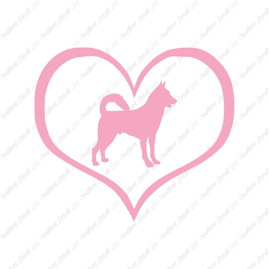 Canaan Dog Heart Love