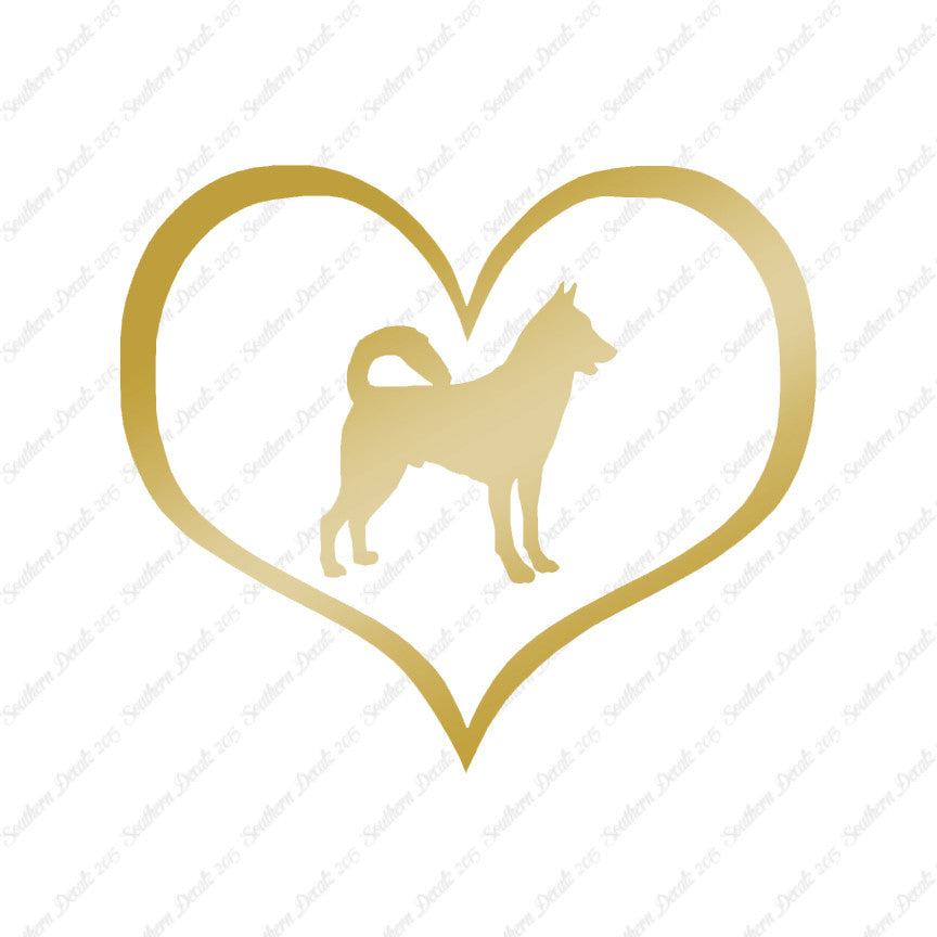 Canaan Dog Heart Love