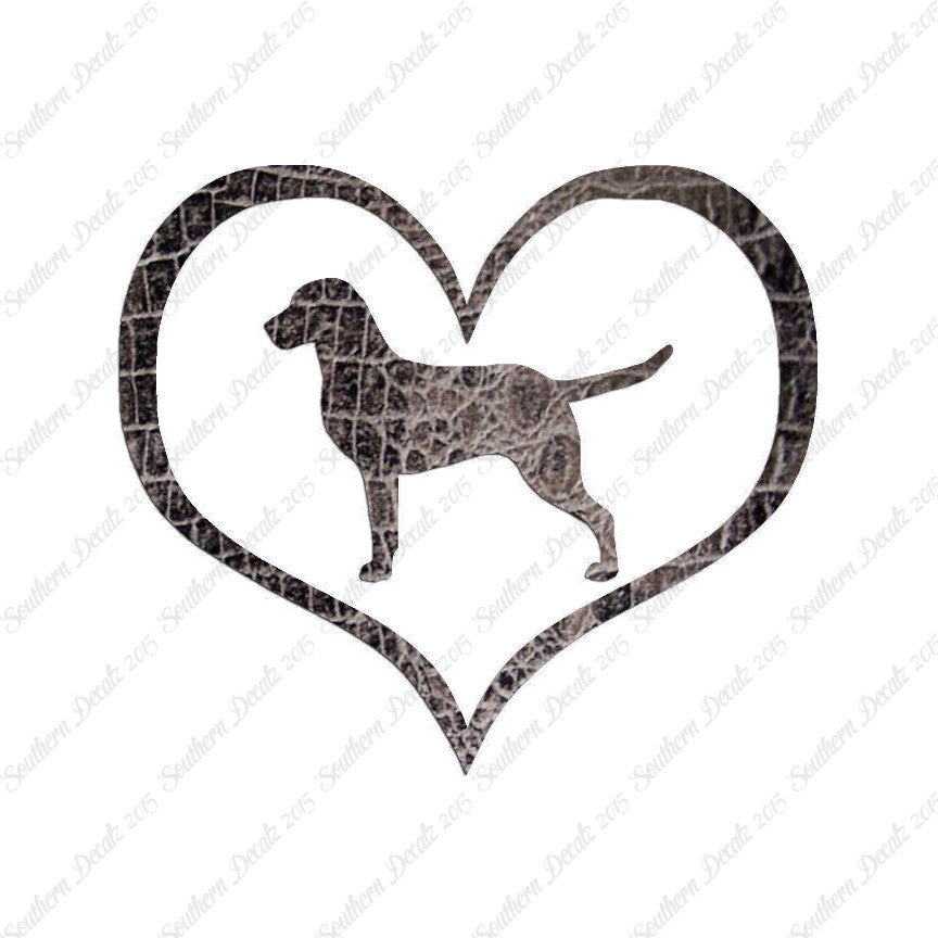 Chesapeake Bay Retriever Dog Heart Love