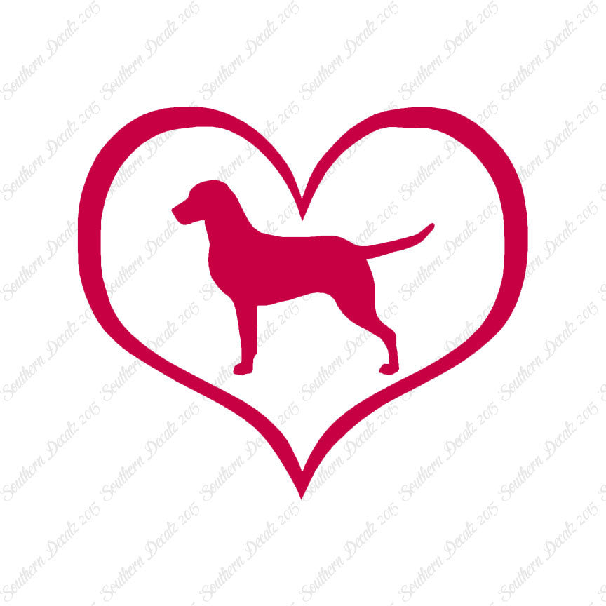 Chesapeake Bay Retriever Dog Heart Love