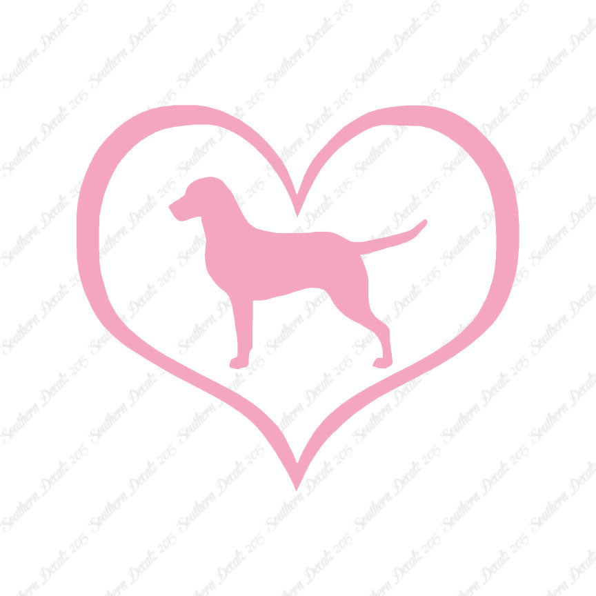 Chesapeake Bay Retriever Dog Heart Love