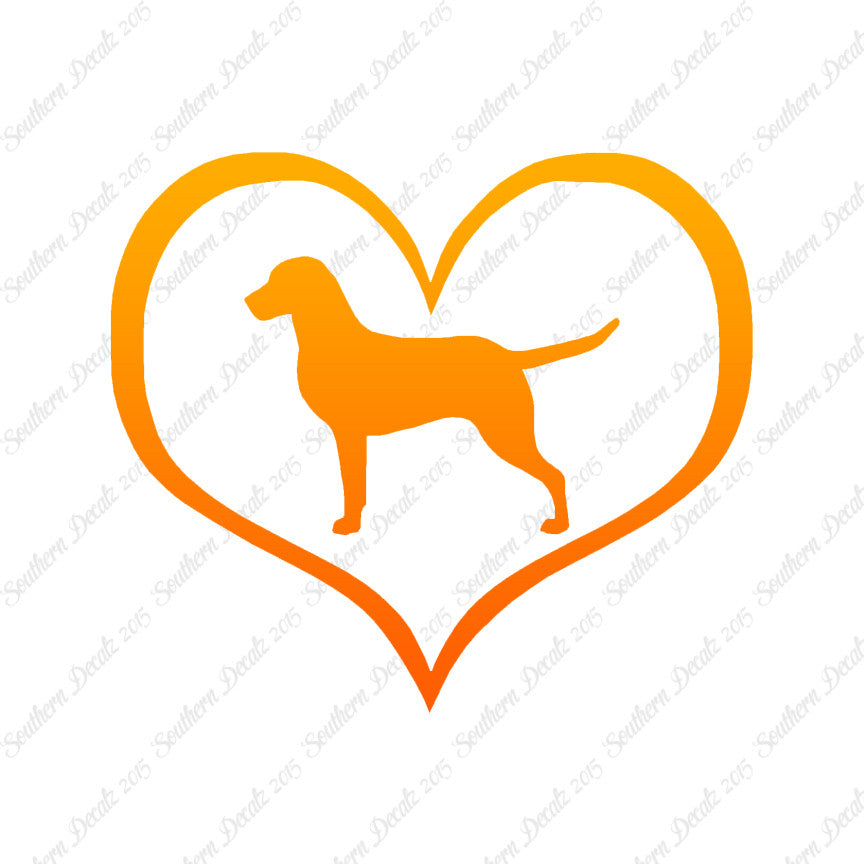 Chesapeake Bay Retriever Dog Heart Love
