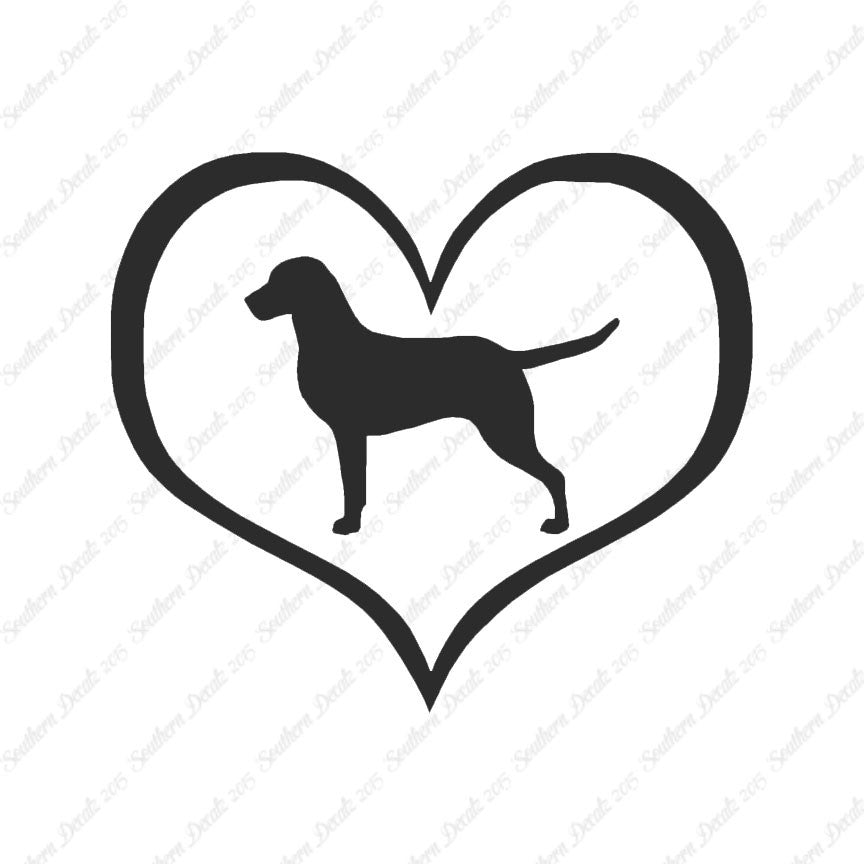Chesapeake Bay Retriever Dog Heart Love