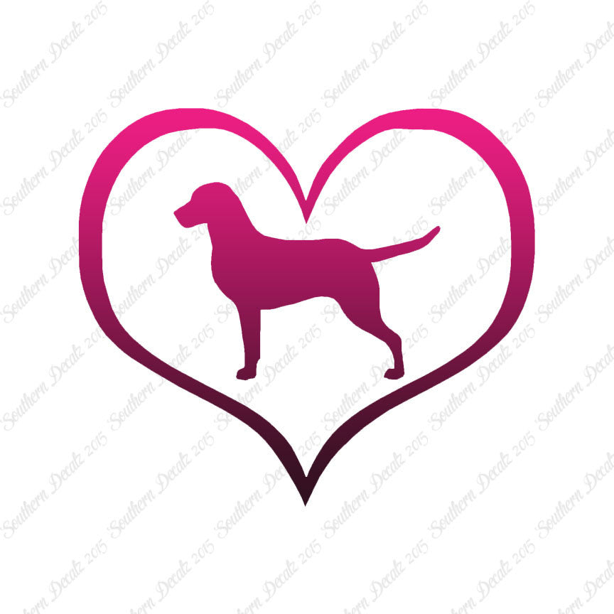 Chesapeake Bay Retriever Dog Heart Love