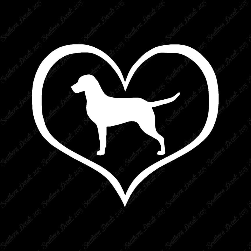 Chesapeake Bay Retriever Dog Heart Love